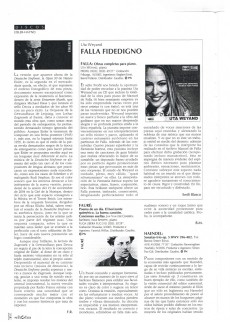 CD Kritik Scherzo (Spanien): FALLA FIDEDIGNO
